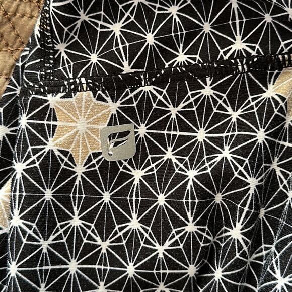 Fabletics | Black and Gold printed leggings Size S - Picture 4 of 9